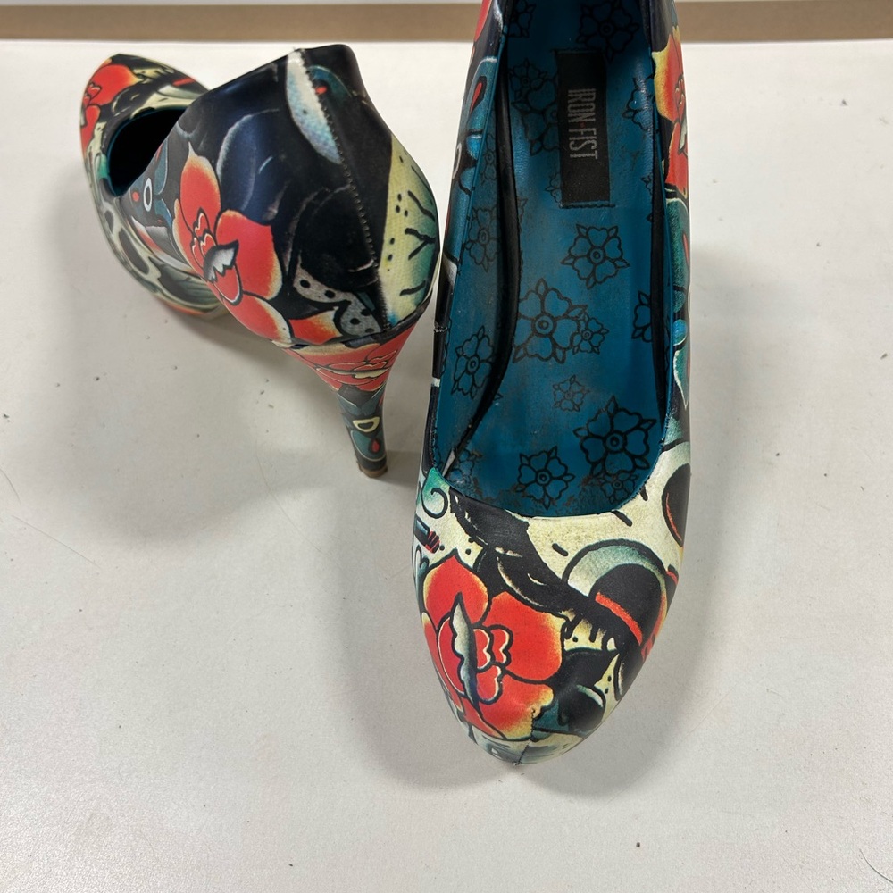 Iron Fist Floral Multicolor Heels
